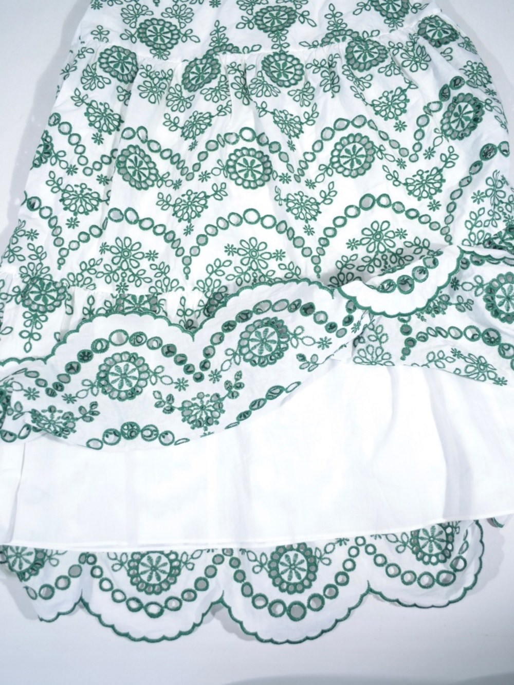 NWT Milly Hayden Green and White Halter-Size 10 - Picture 12 of 13